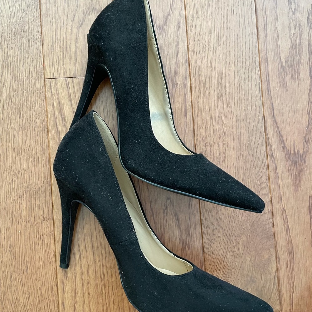 Black 4 inch heel- worn once